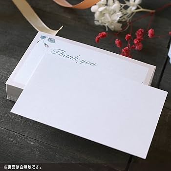 サンキューカード 手書き 20枚 109 Amazon | BAY LETTERPRESS サンキューカード メッセージカード